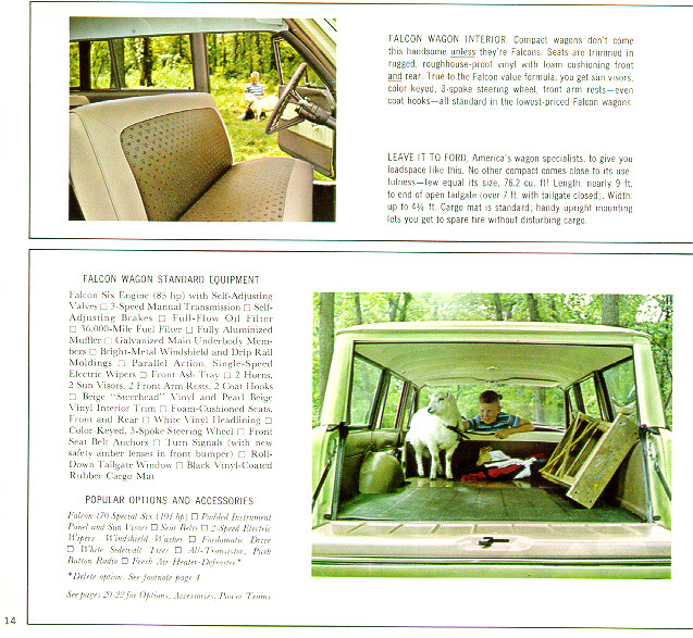 1963 Ford Falcon Brochure Page 14